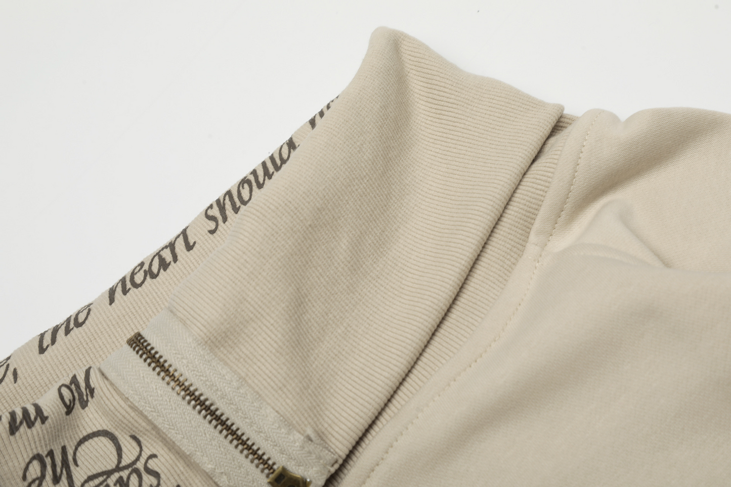 ジップアッププリントスウェット/2color/cm0089