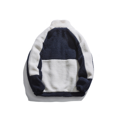 バイカラーワンポイントロゴボアジャケット/2color/cm0122