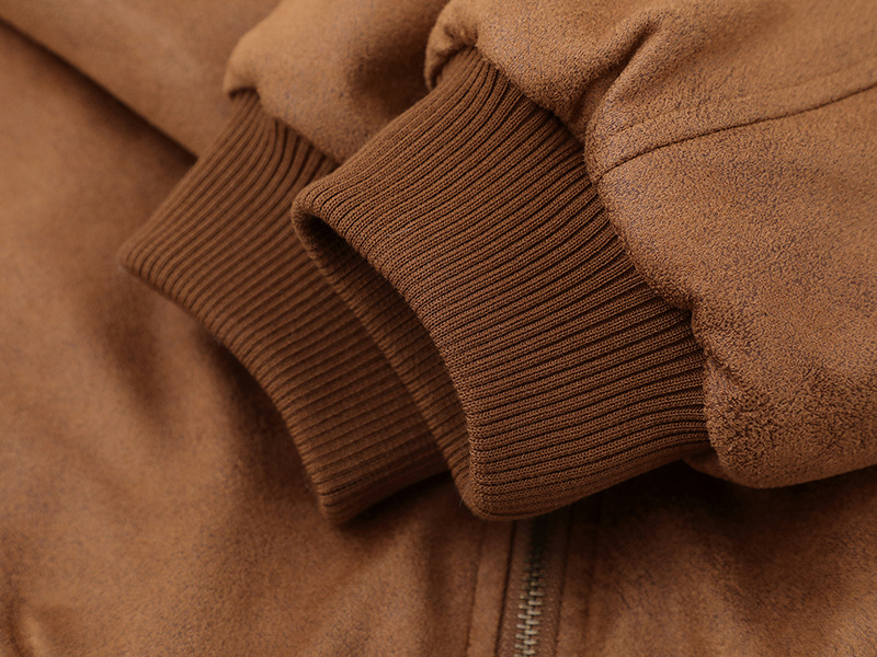 スエード調ファー付きジャケット/3color/cm0018