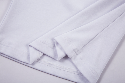 アシメオフショルダープリントTシャツ/cm0096