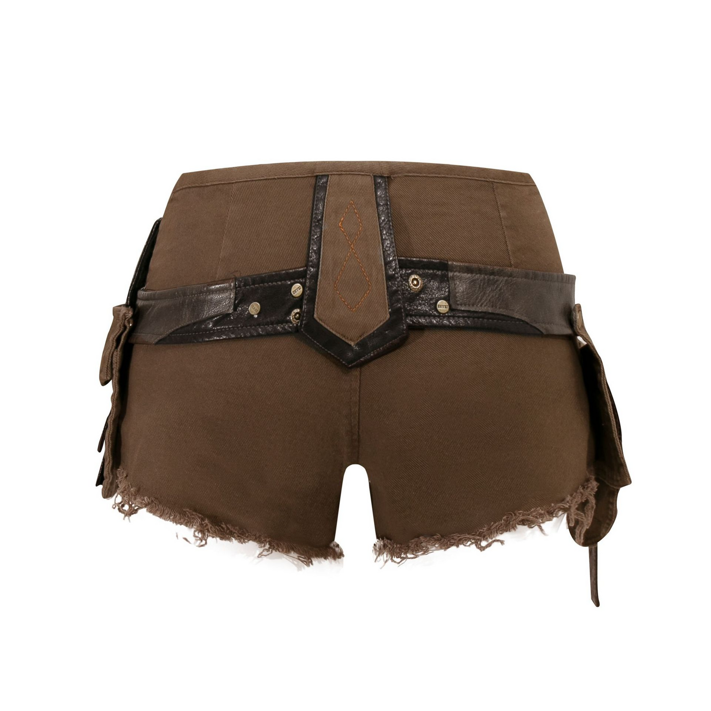 ベルトデザインショートパンツ/4color/cm0137