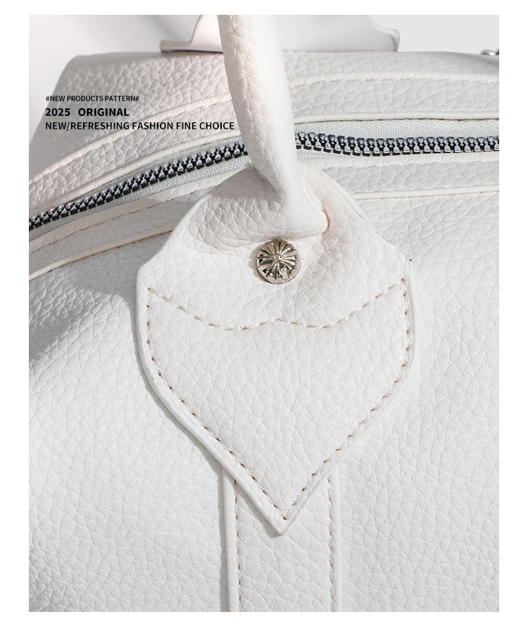 クロスアクセサリー付きスタッズディテールバッグ/cm0113