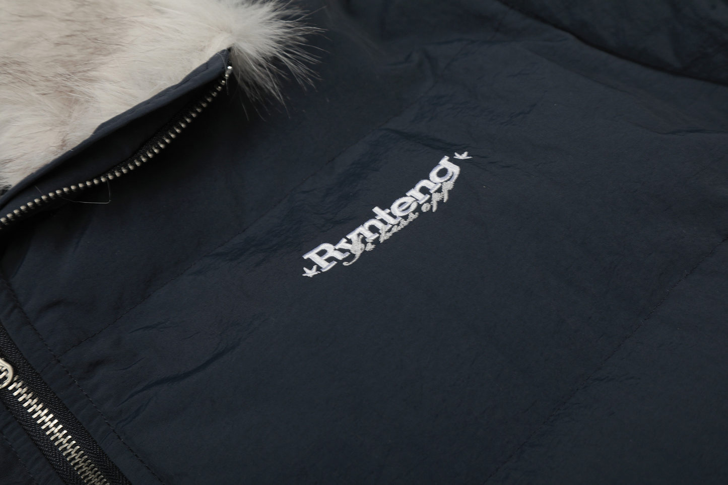 ファーネックパファージャケット/2color/cm0078