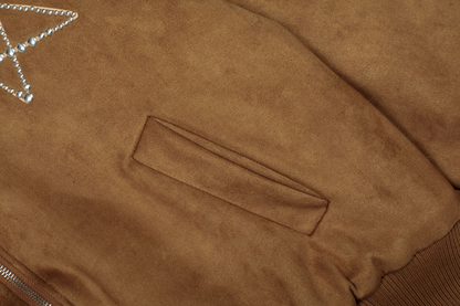 耳付きファーフードパッド入りジャケット/cm0068