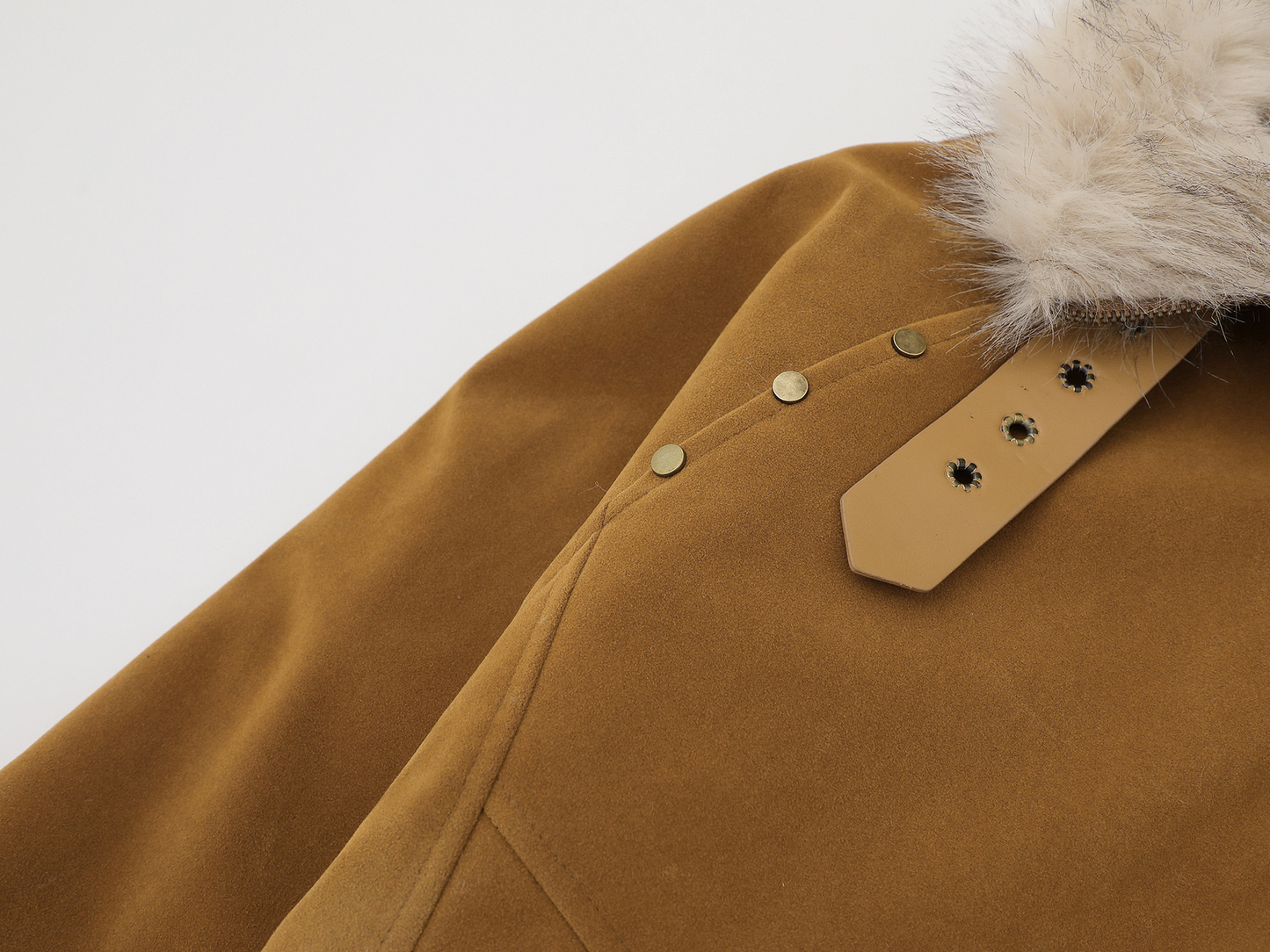 ベルトデザインアクセサリーロゴジャケットcm0012