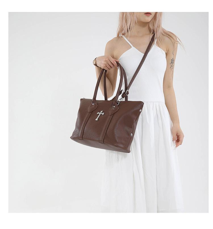 クロスアクセサリー付き2wayショルダーバッグ/6color/cm0110