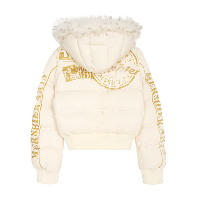 ファー付きパファージャケット/2color/cm0087