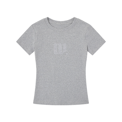 4color/ラインストーンロゴバックウィング半袖Tシャツ/cm0262