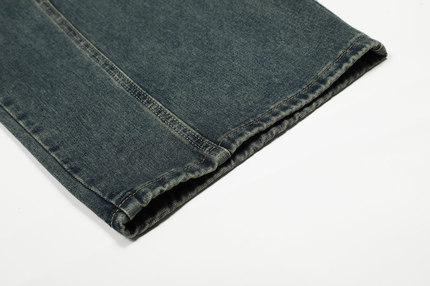 スターデザインワイドデニムパンツ/2color/cm0007