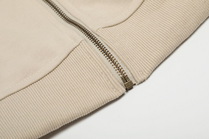 ジップアッププリントスウェット/2color/cm0089