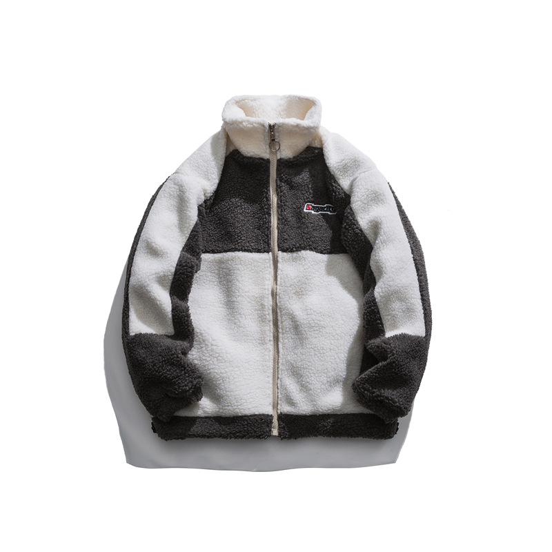 バイカラーワンポイントロゴボアジャケット/2color/cm0122