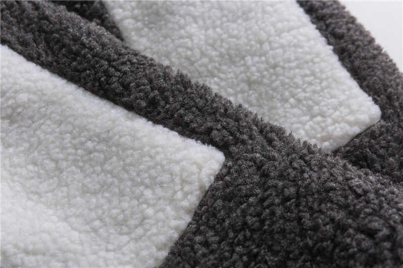 バイカラーワンポイントロゴボアジャケット/2color/cm0122