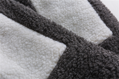 バイカラーワンポイントロゴボアジャケット/2color/cm0122