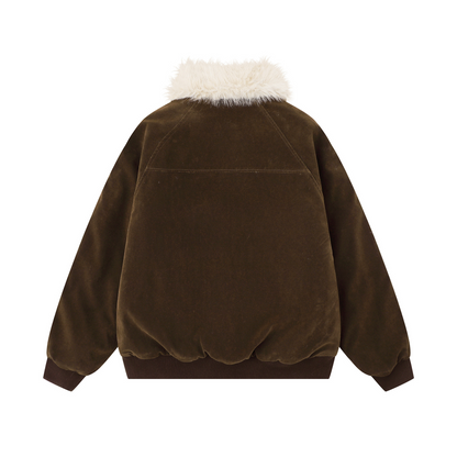 ベルトデザインアクセサリーロゴジャケットcm0012