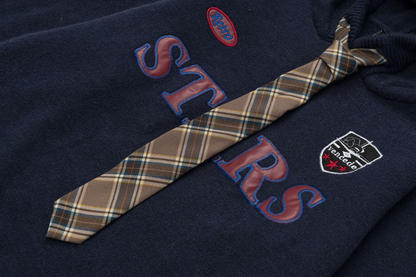 ネクタイニットロゴパーカー/2color/cm0017