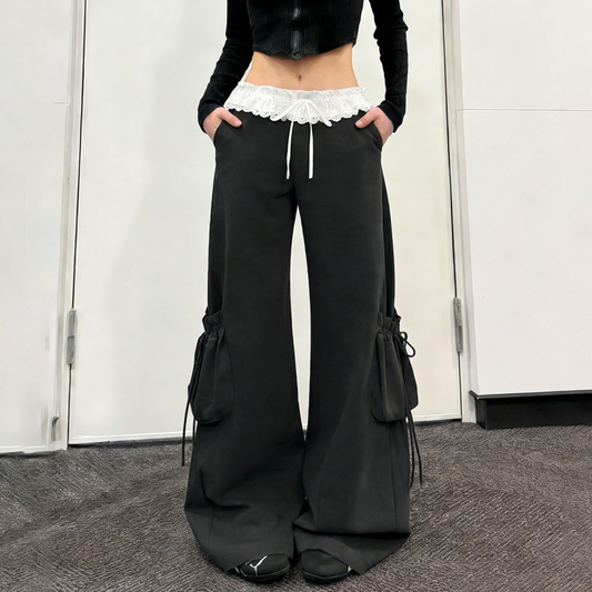 ウエストレースリボンカーゴパンツ/cm0238