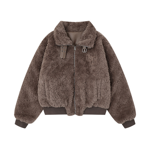 ベルトネックボアジャケット/2color/cm0072