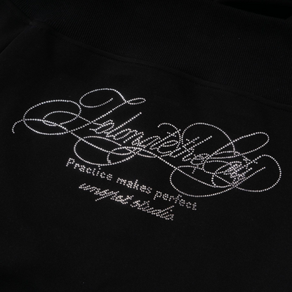 リブデザインビジューロゴパーカー/2color/cm0062