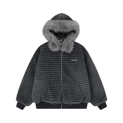 ボーダーボアジャケット/2color/cm0006