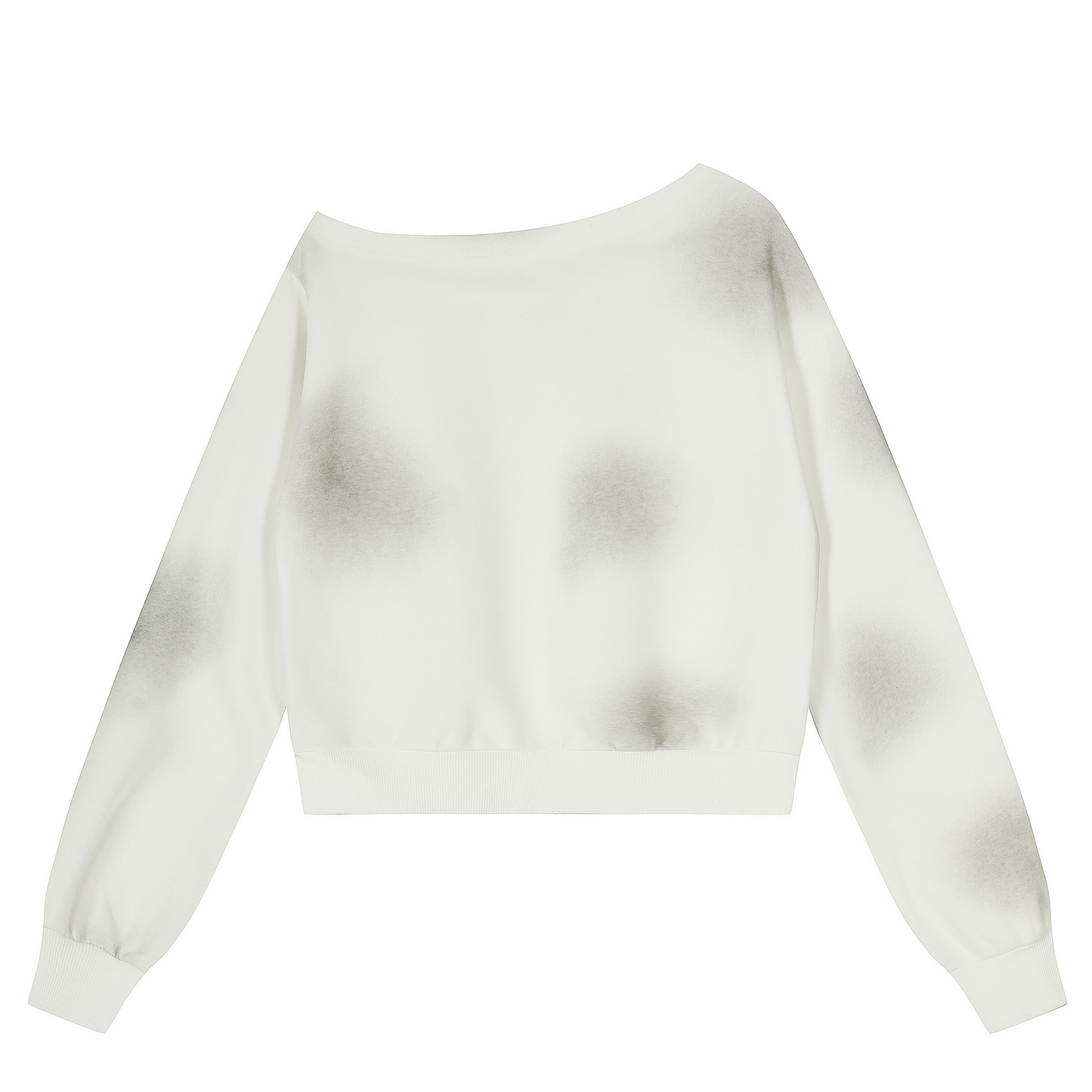 スタッズ付きグランジオフショルダースウェットcm0024