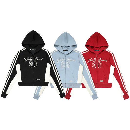 ビーズロゴラインデザインパーカー/3color/cm0073