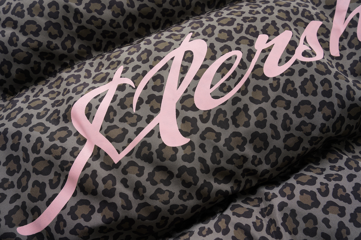 レオパードプリントパターンルーズパファージャケットcm0136