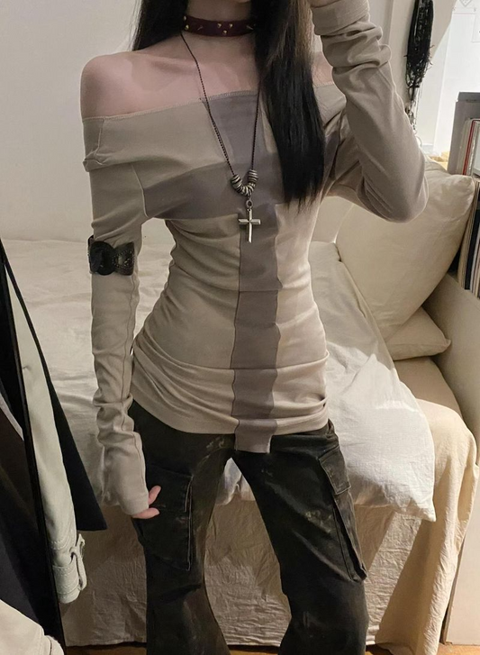 2wayクロスオフショルダーカットソー/cm0252