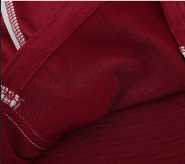 レースアップラインデザイン長袖カットソー/2color/cm0128