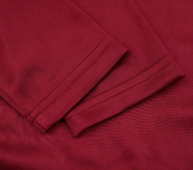 レースアップラインデザイン長袖カットソー/2color/cm0128