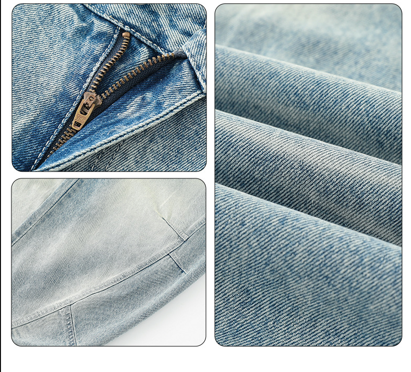 ウォッシュドワイドレッグデニムパンツ/cm0115