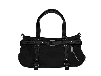 2color/リボンチャーム付きショルダーバッグ/cm0197