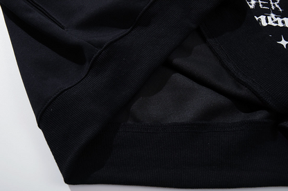 チェーンアクセ付きバタフライプリントパーカー/2color/cm0151