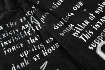 アルファベットプリントルーズパンツ/2color/cm0067