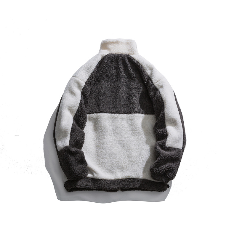 バイカラーワンポイントロゴボアジャケット/2color/cm0122