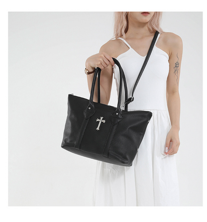 クロスアクセサリー付き2wayショルダーバッグ/6color/cm0110