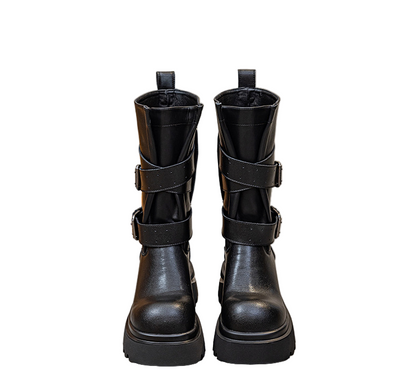 ベルトバックルデザインブーツ/cm0148