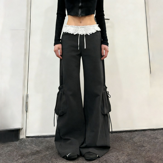 ウエストレースリボンカーゴパンツ/cm0238