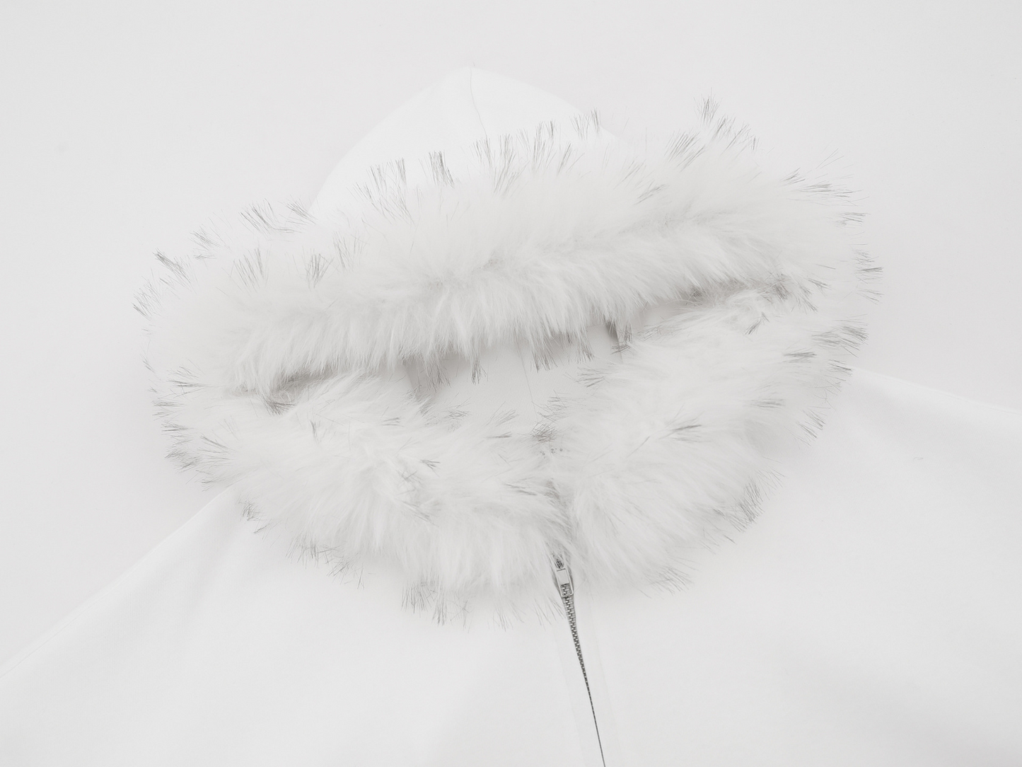 ファー付きイラストプリントパーカー/cm0022