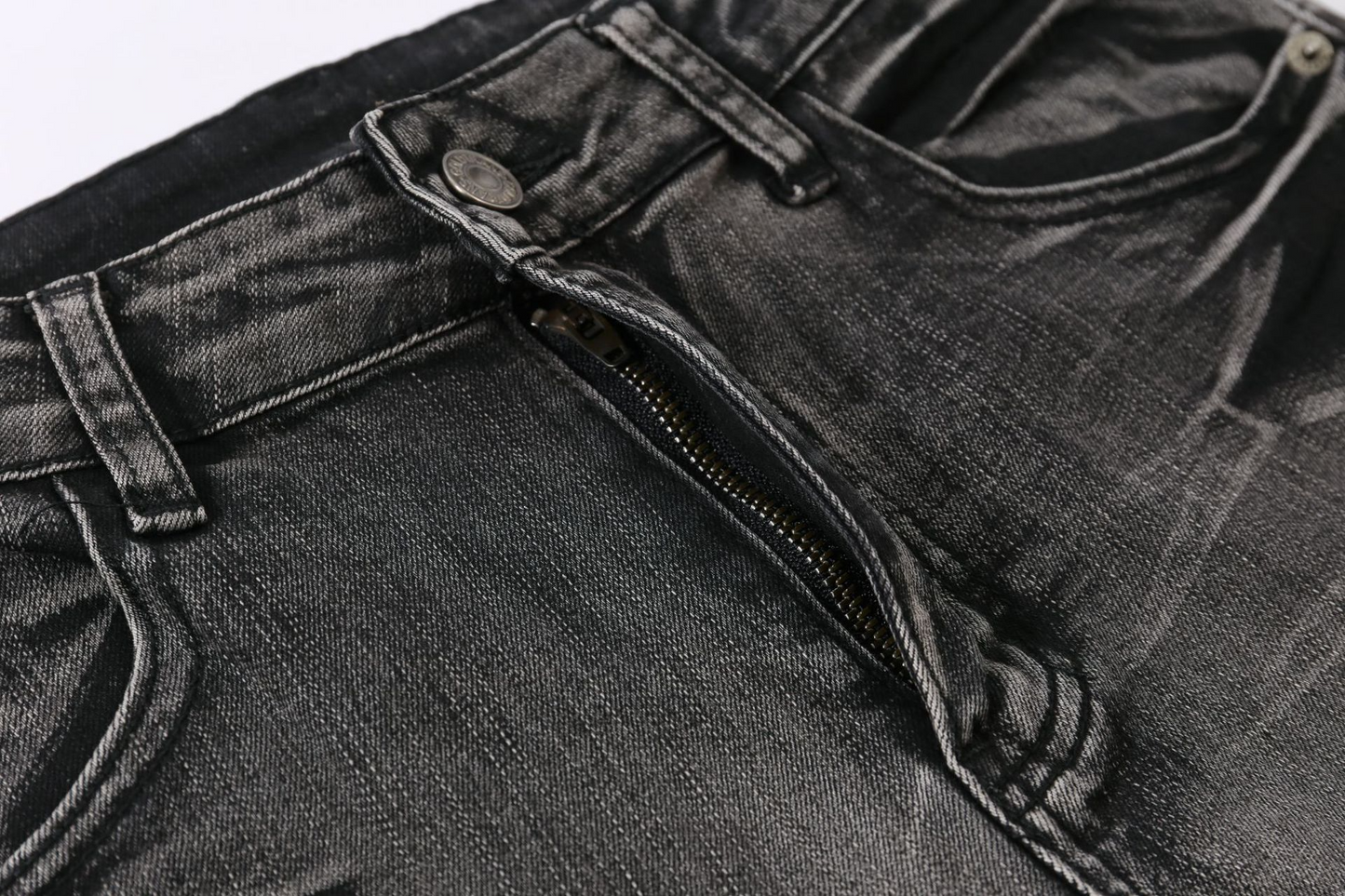 ベルトディテールフレアデニムパンツ/cm0097