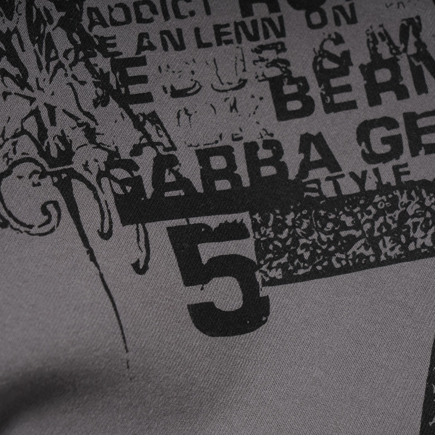 オフショルダープリントデザインスウェット/cm0025