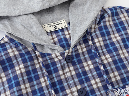 フェイクレイヤーチェックシャツジャケット/2color/cm0082