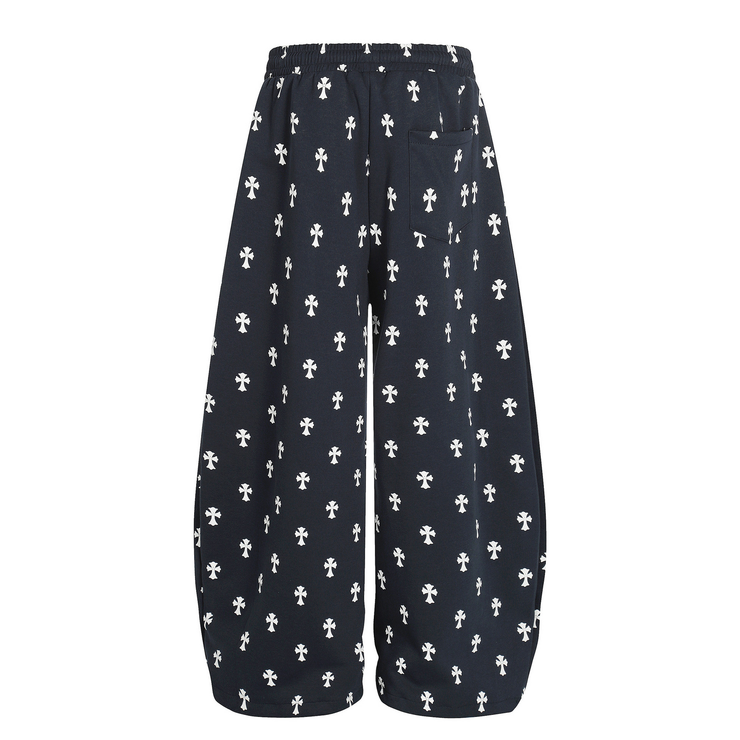 クロス柄スターロゴワイドパンツ/2color/cm0076