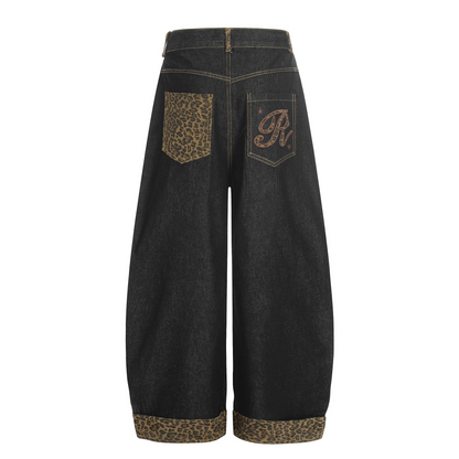 レオパードディテールワンポイントロゴパンツ/2color/cm0141