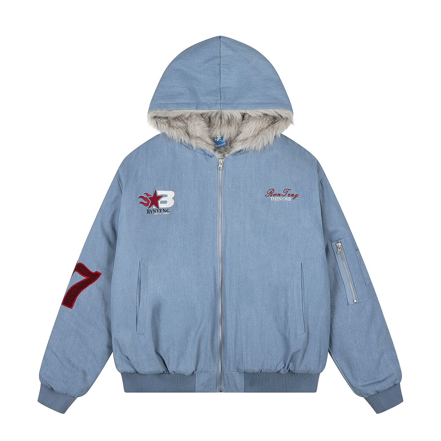 ファーディテールナンバーロゴジャケット/cm0075