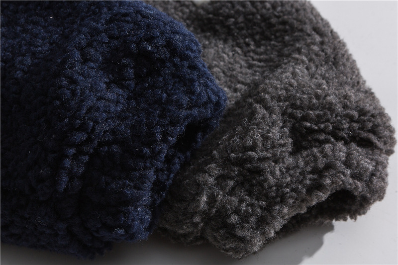 バイカラーワンポイントロゴボアジャケット/2color/cm0122