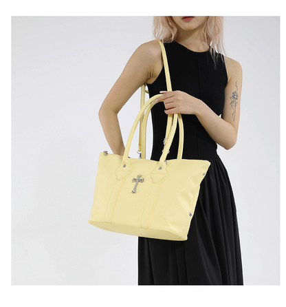 クロスアクセサリー付き2wayショルダーバッグ/6color/cm0110