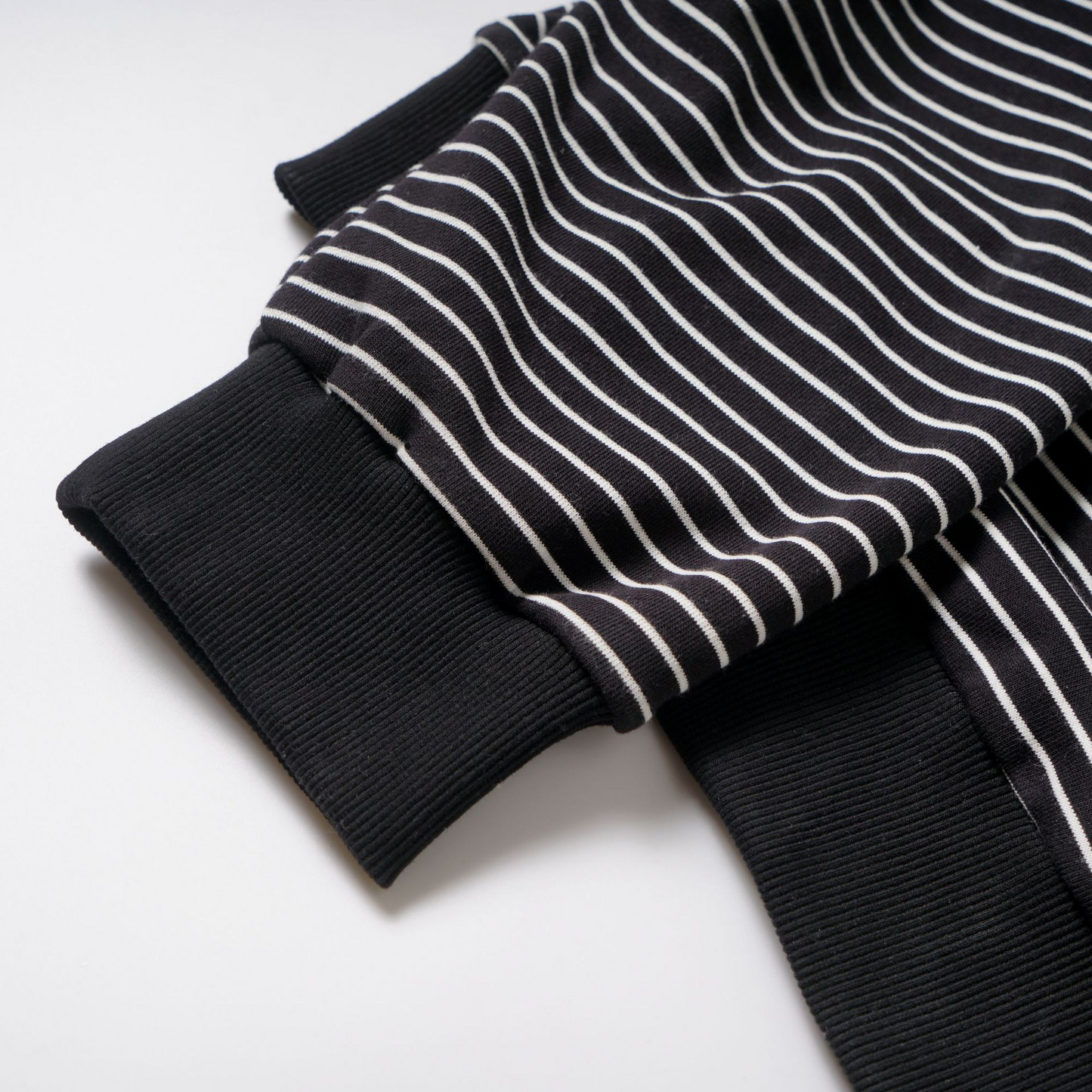 ワンポイントロゴストライプ/ルーズフーディーパーカー/2color/cm0135