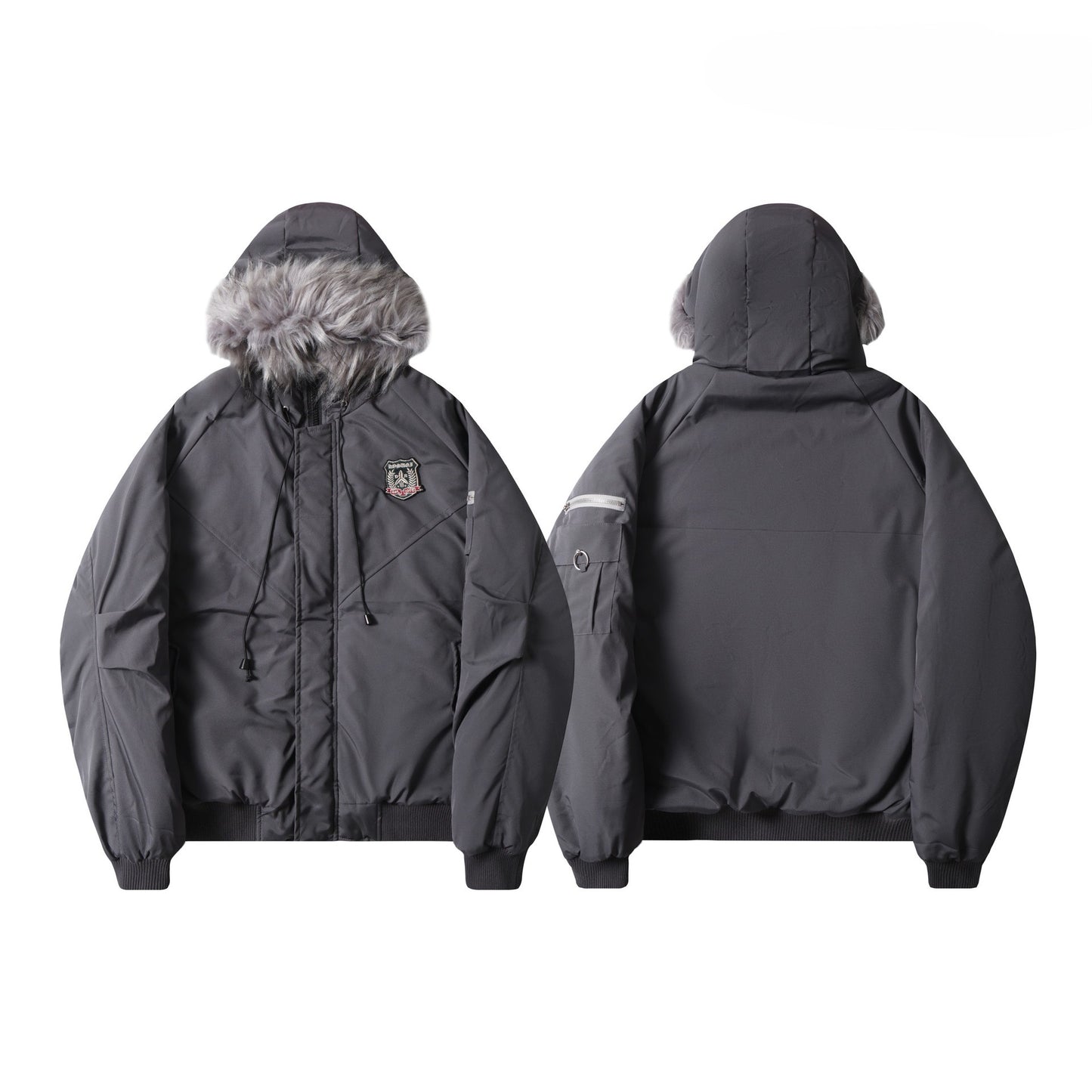 フェイクファーミリタリージャケットcm0001