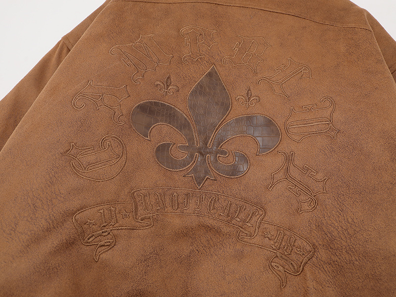 スエード調ファー付きジャケット/3color/cm0018