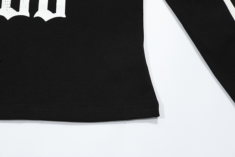 スポーティーナンバープリント長袖Tシャツ/2color/cm0101